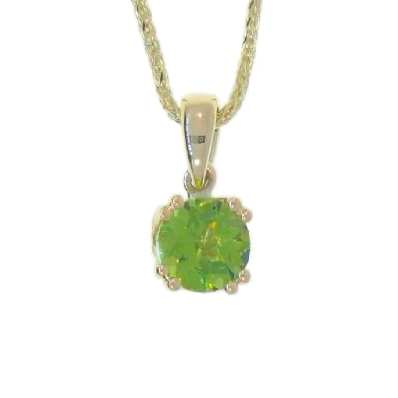 classic ladies necklace-Peridot Necklace