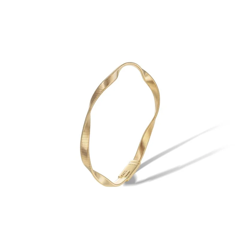 twisted rope ladies bracelet-Marco Bicego Marrakech Yellow Gold Bangle