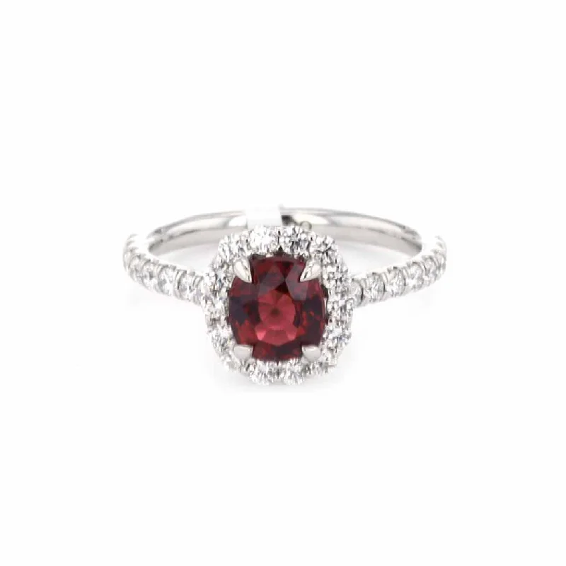 gold engagement ring for women-Ruby & Diamond Ring | M10277613