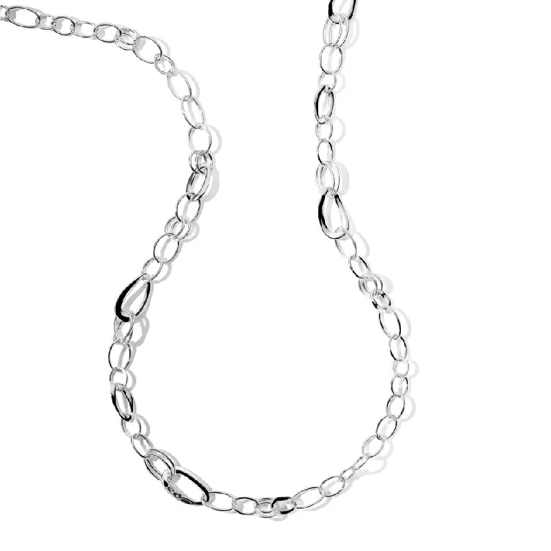 overlapping chain ladies necklace-Classico Long Cherish Link Necklace