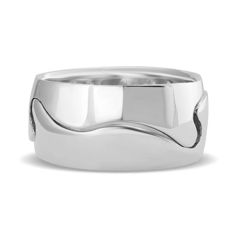 ultra-thin band ladies ring-Sterling Silver Ring / SSR0149