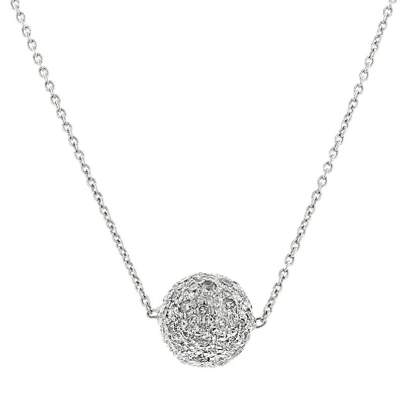 antique finish ladies necklace-The Disco Ball Necklace