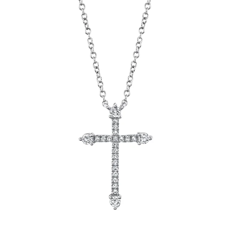 symbolic cross ladies necklace-Diamond Cross Necklace