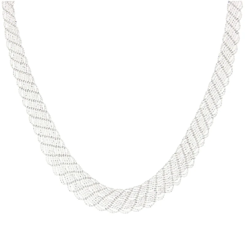 layered pearl ladies necklace-Tapestry Lace Necklace